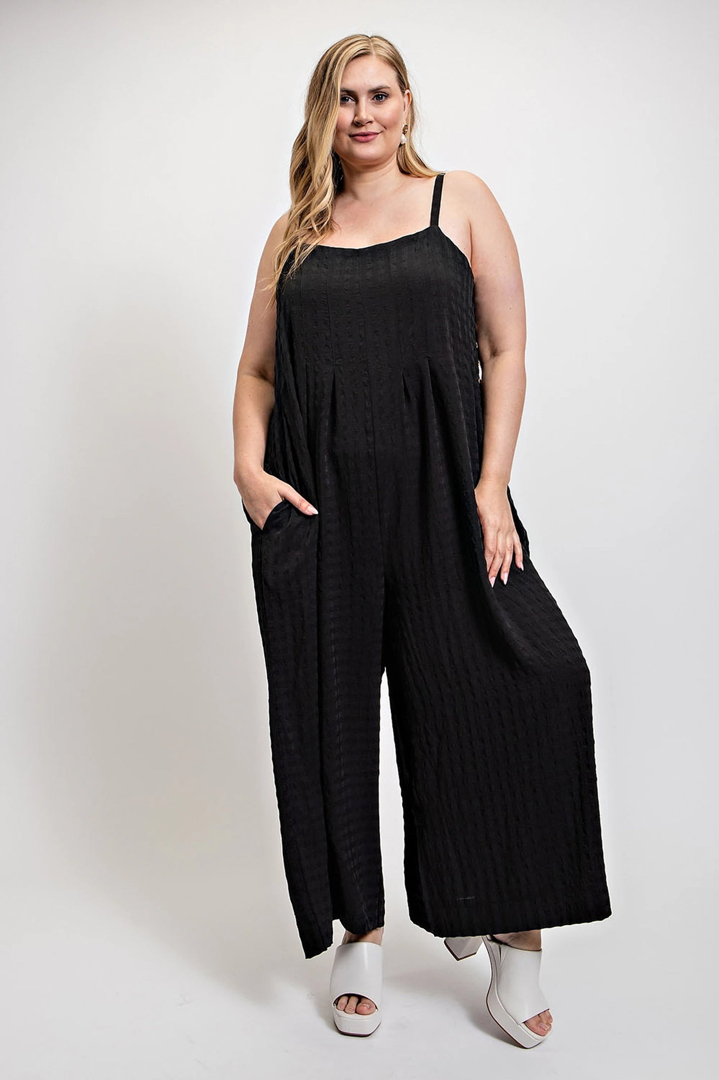 sleeveless jumpsuit