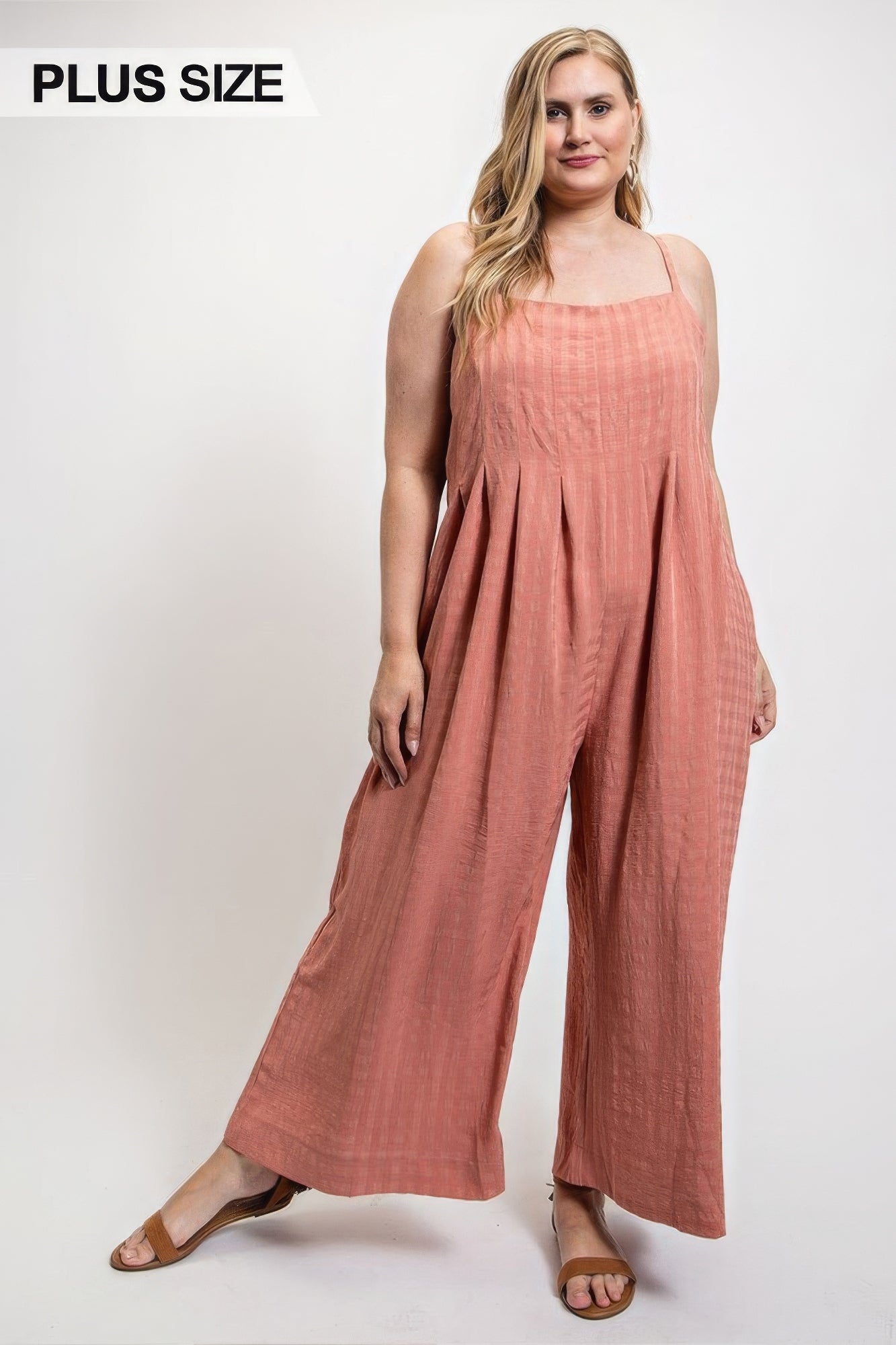 sleeveless jumpsuit