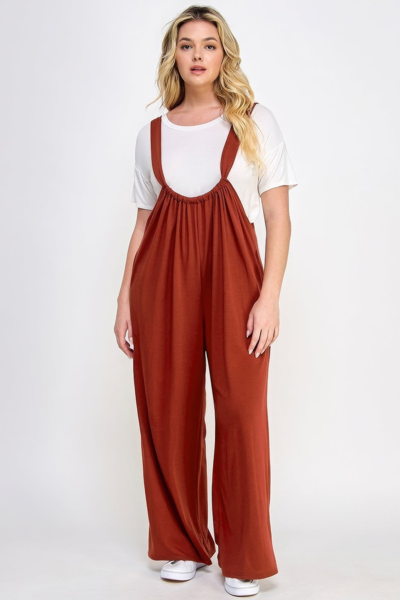 wide leg jumpsuit overalls