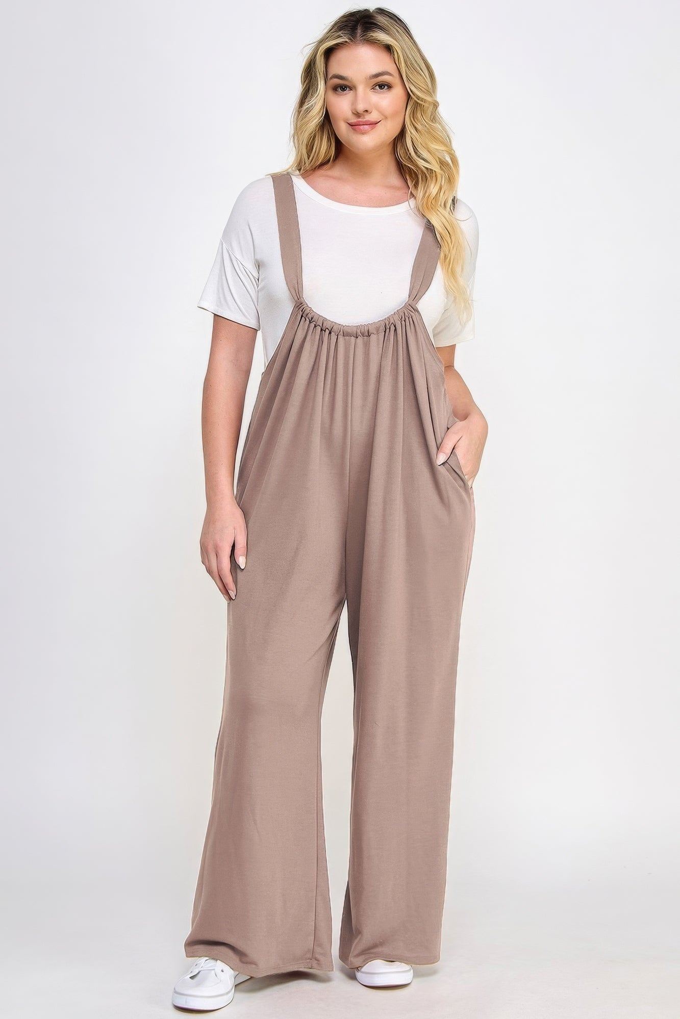 wide leg jumpsuit overalls