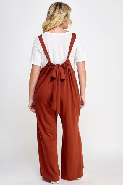 Wide Leg Jumpsuit Overalls