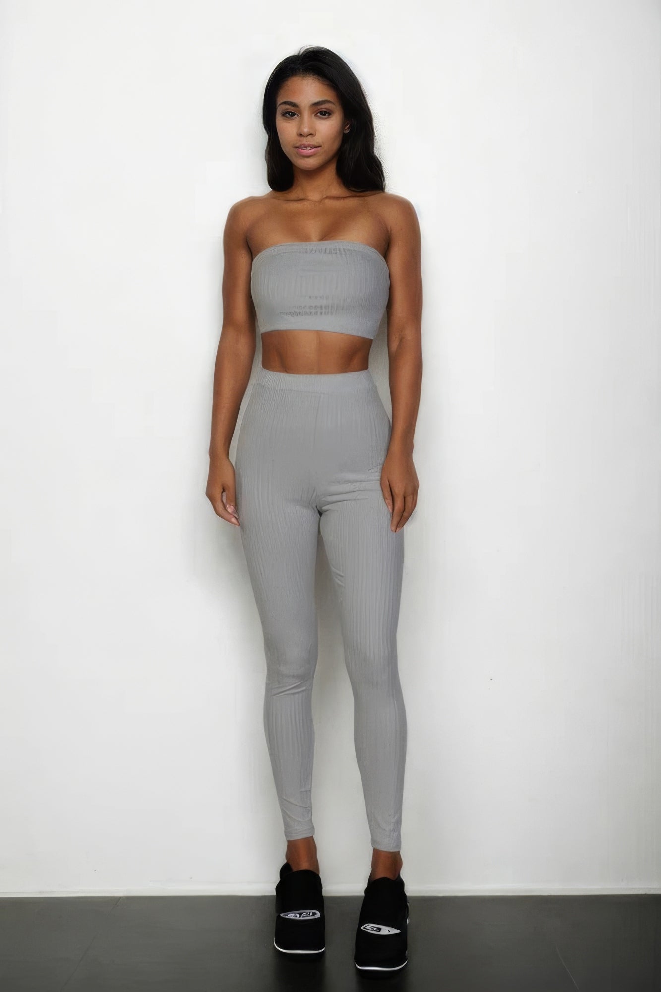 ribbed top & leggings set