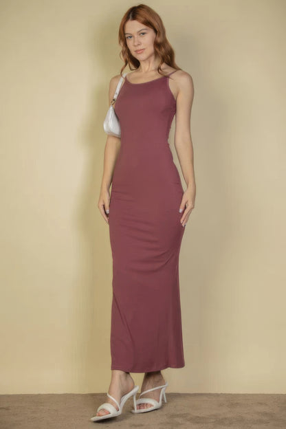 Ribbed Mermaid Maxi Dress