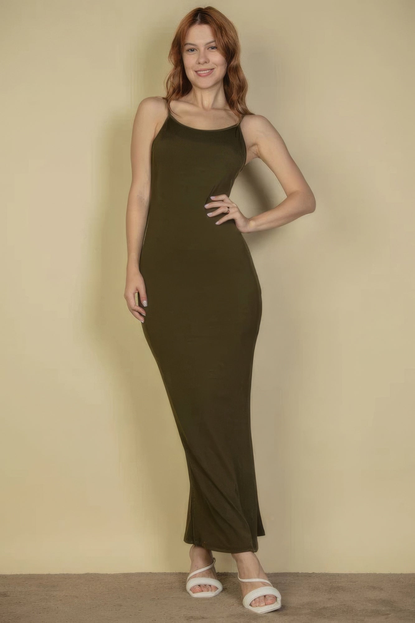 ribbed mermaid maxi dress