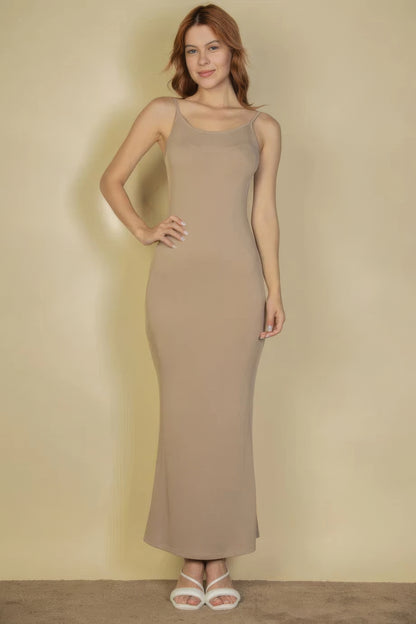 Ribbed Mermaid Maxi Dress