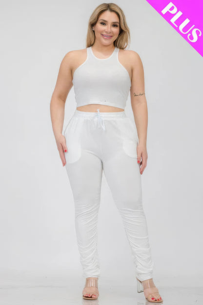 Crop Tank Top & Pants Set