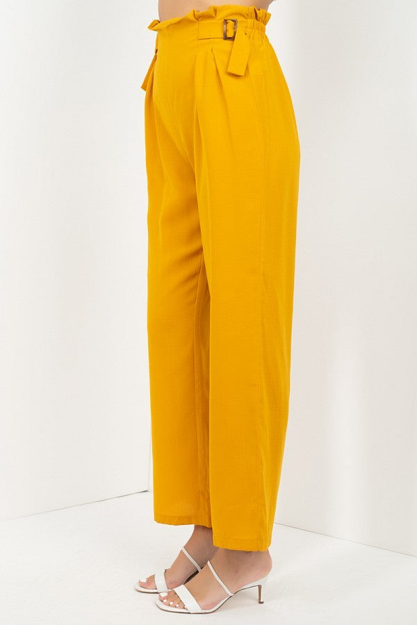 high waist wide pants