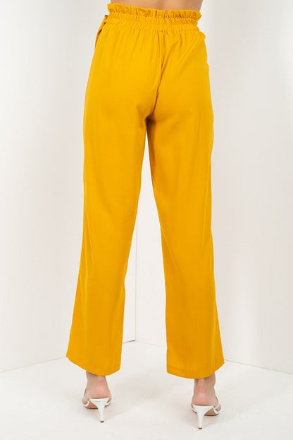 High Waist Wide Pants