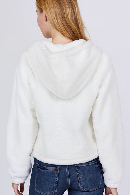 Faux Fur Hoodie