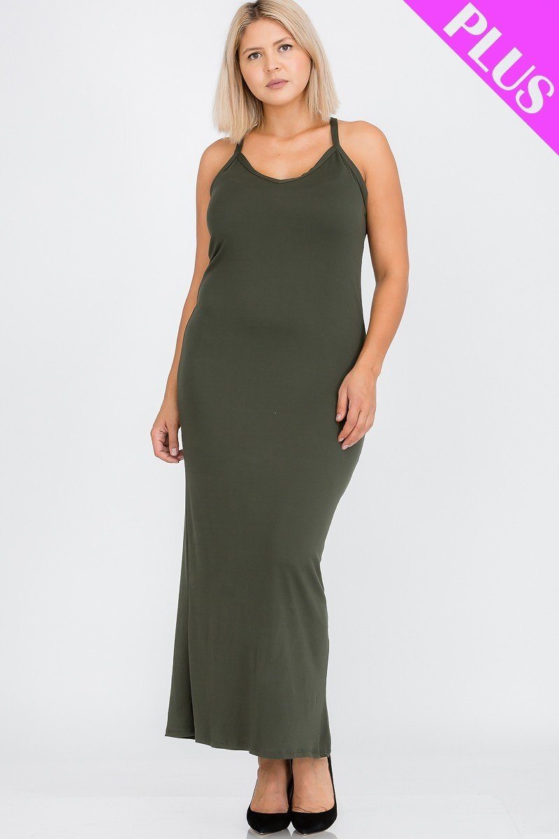 racer back maxi dress