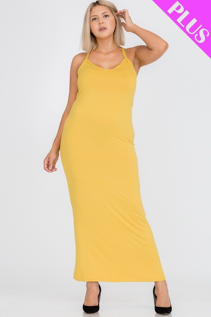 racer back maxi dress