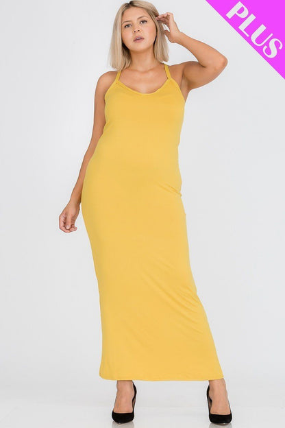 Racer Back Maxi Dress