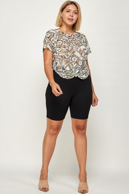 Money Print Top