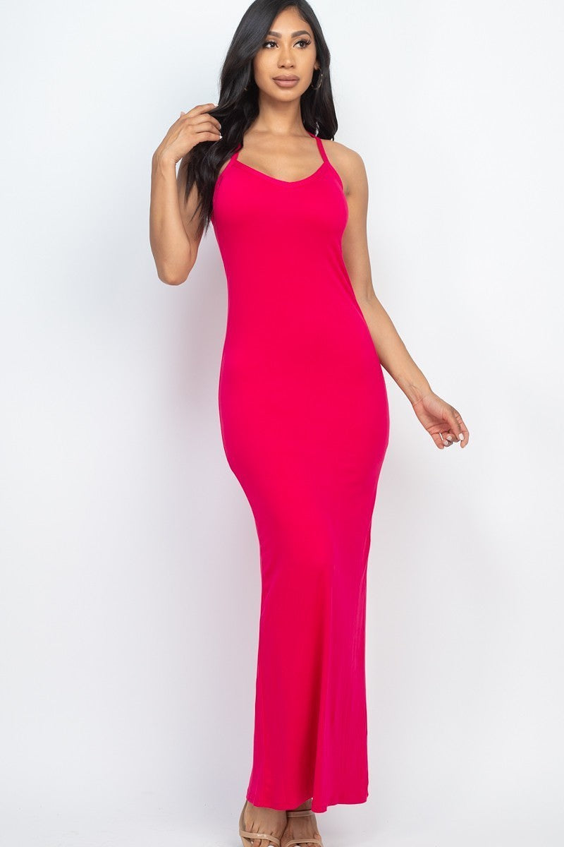 maxi racer dress