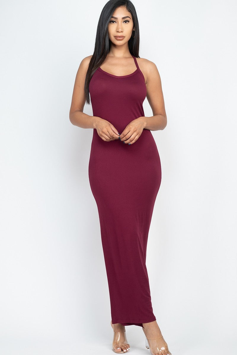 maxi racer dress