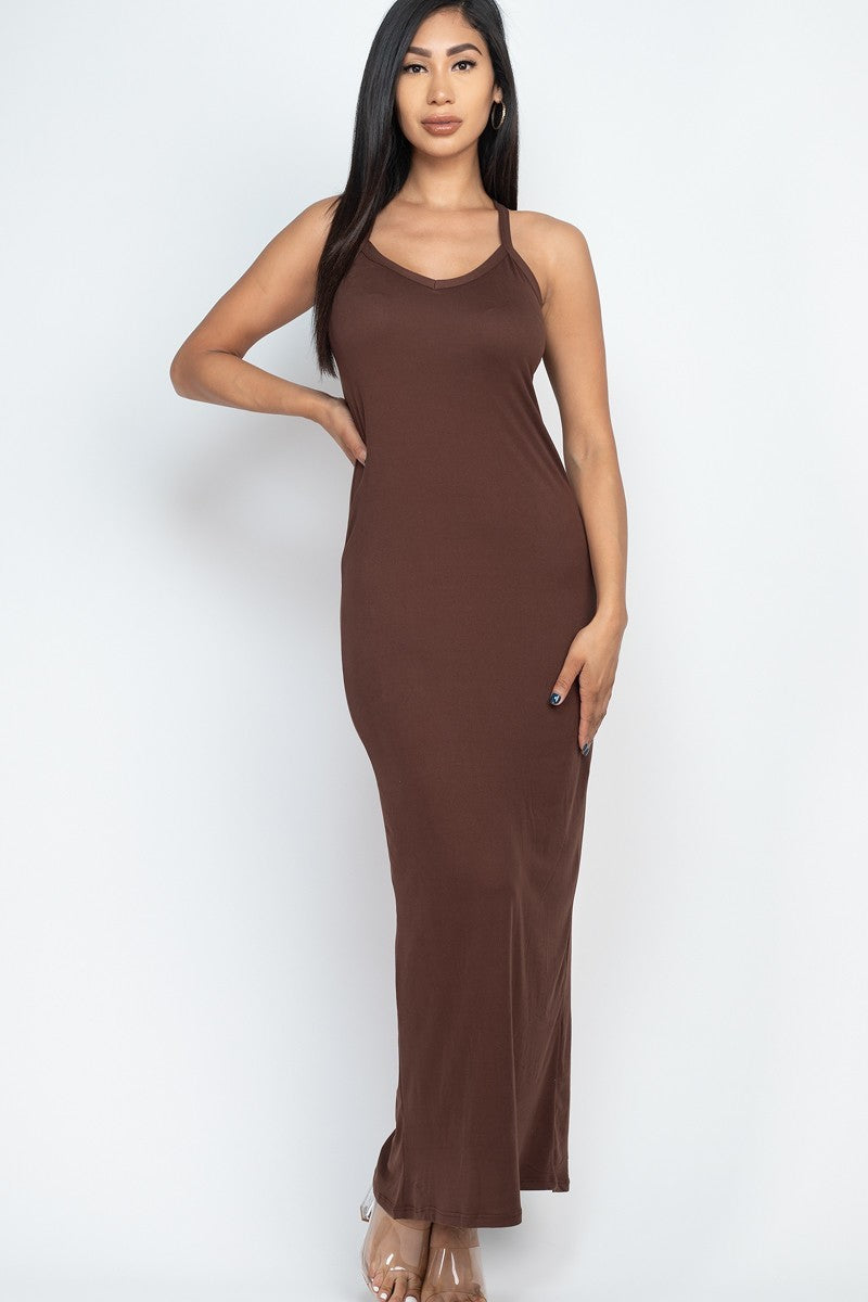 maxi racer dress