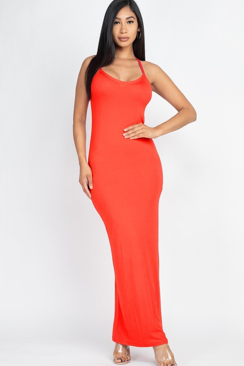 maxi racer dress