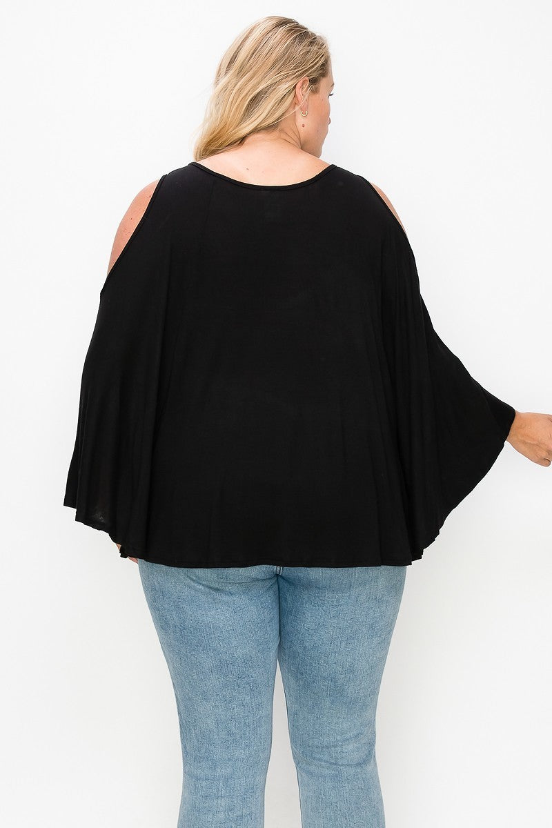 open shoulder top