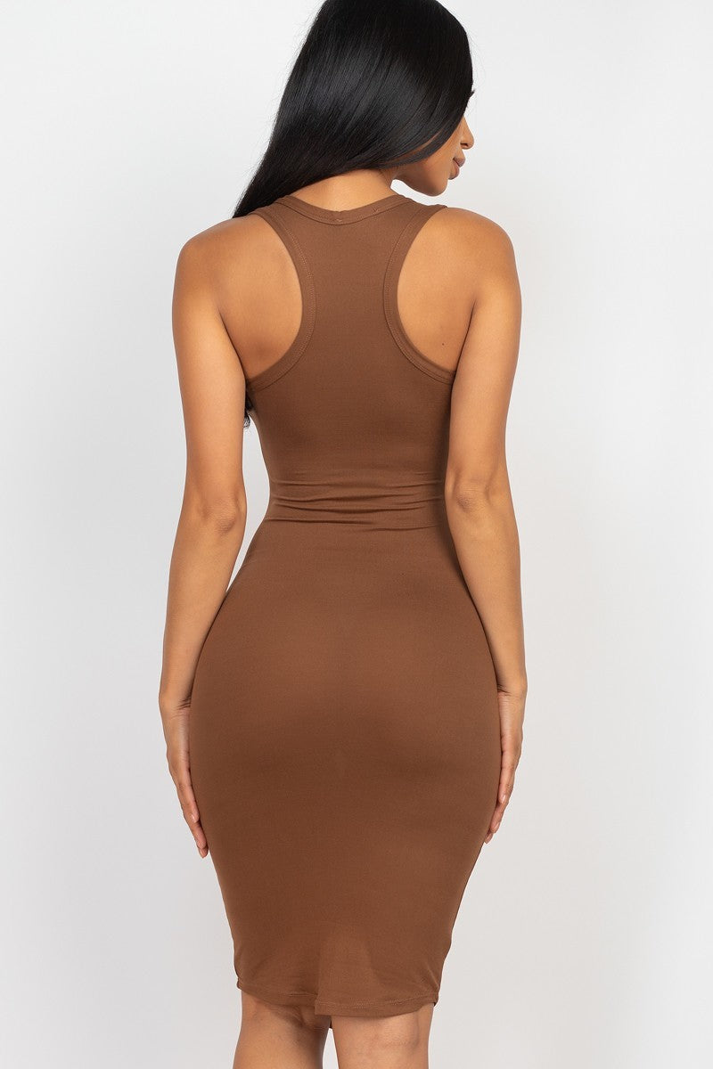 split tank mini dress