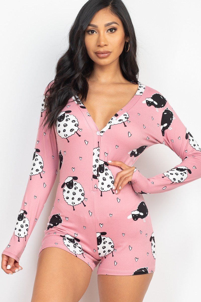 lounge sheep romper