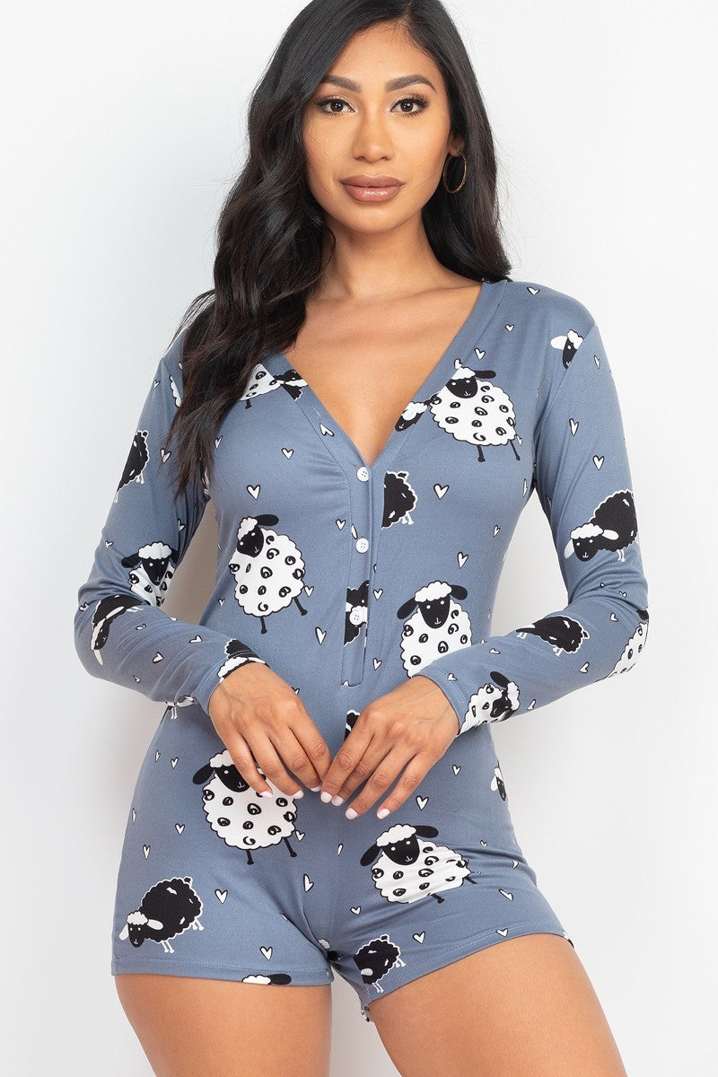 lounge sheep romper