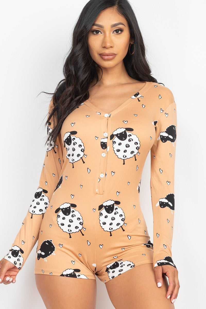 lounge sheep romper