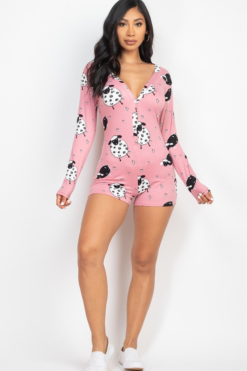 lounge sheep romper