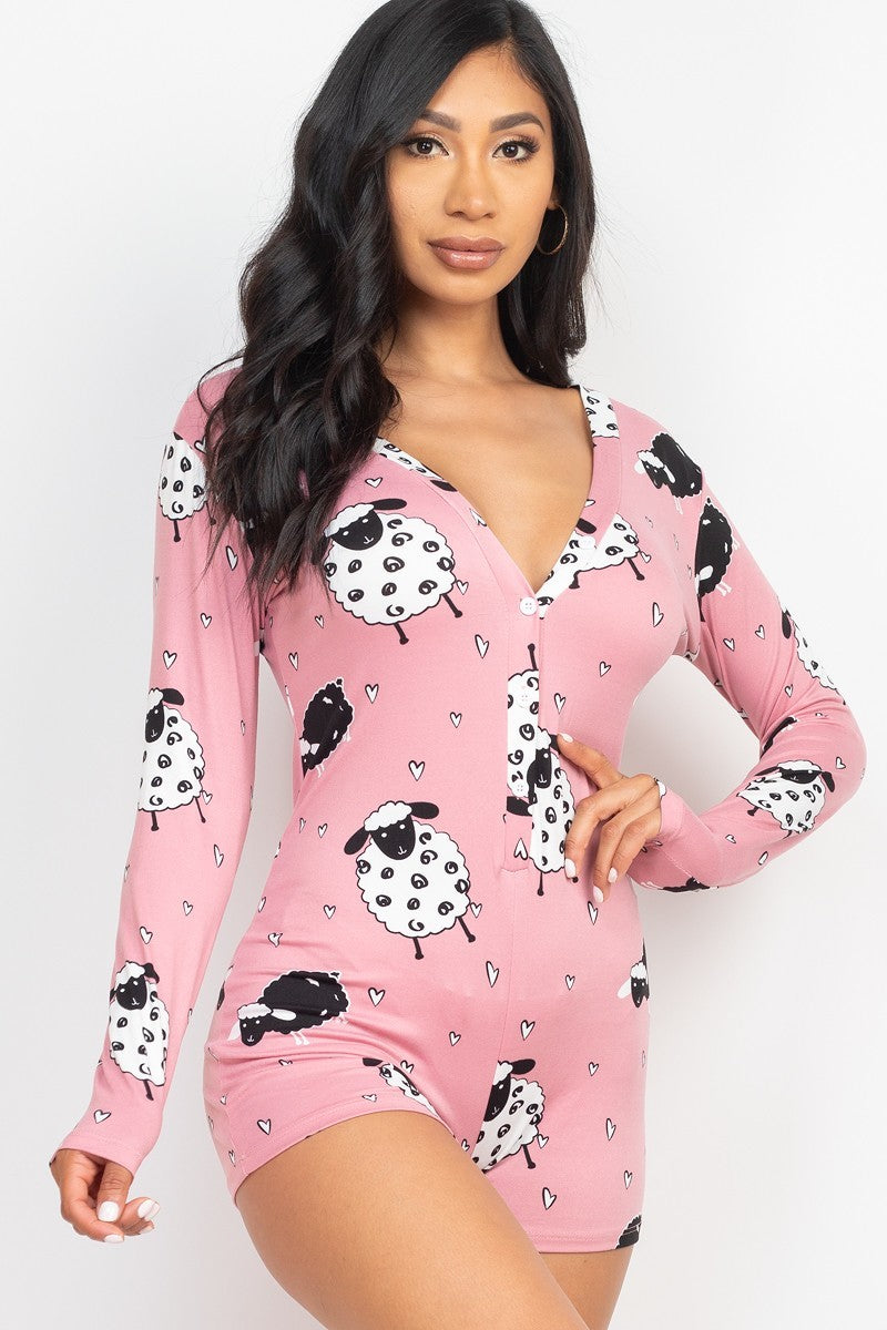 lounge sheep romper