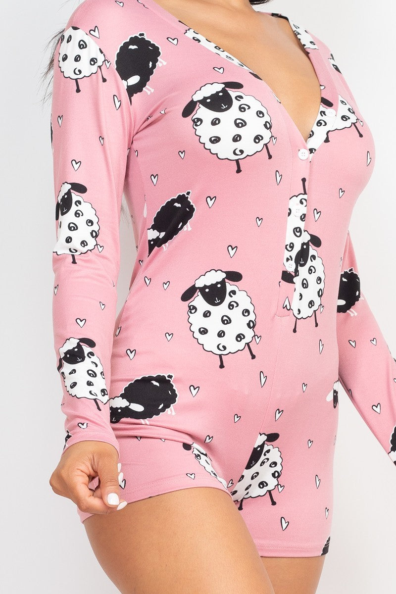 lounge sheep romper