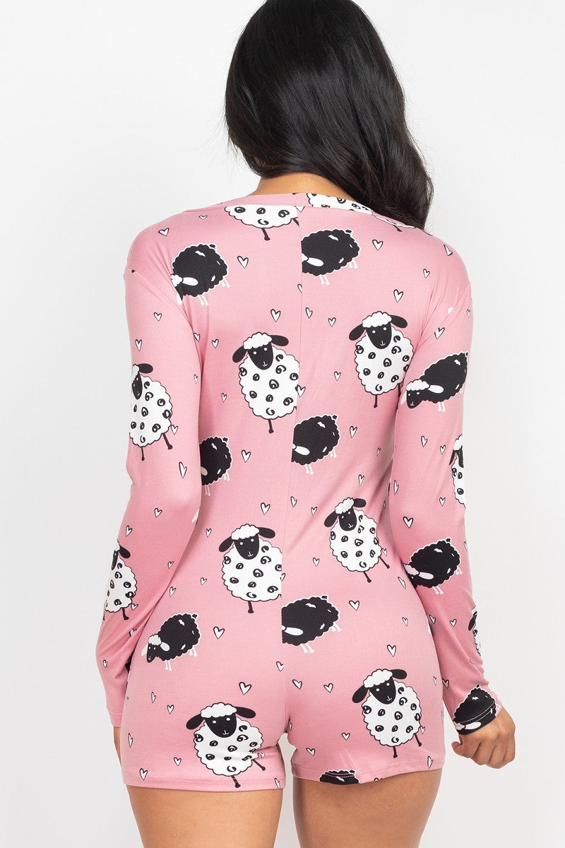 lounge sheep romper