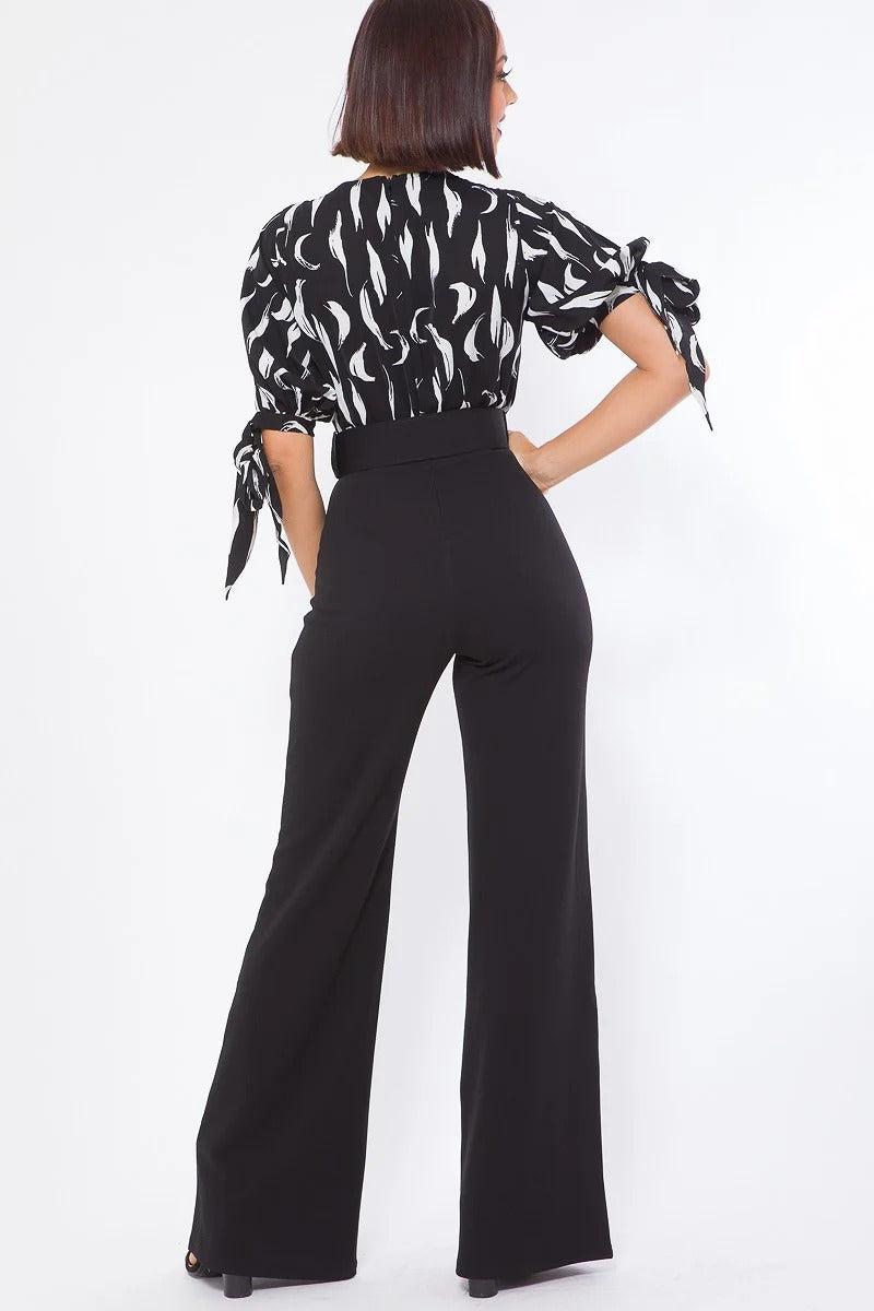 print top jumpsuit