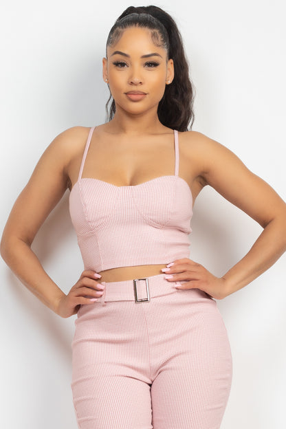 Cami Crop Top & Pants Set