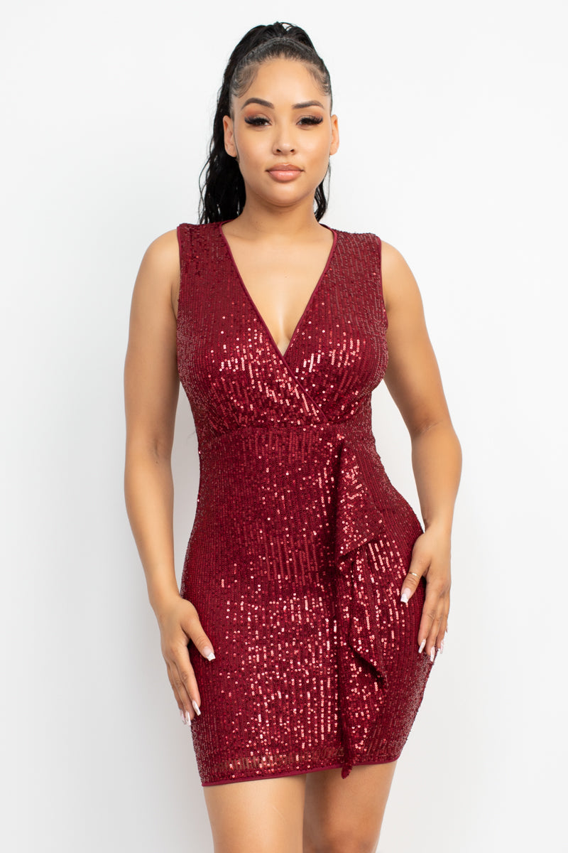 sequin bodycon dress