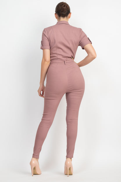 Waist-Tie Jumpsuit