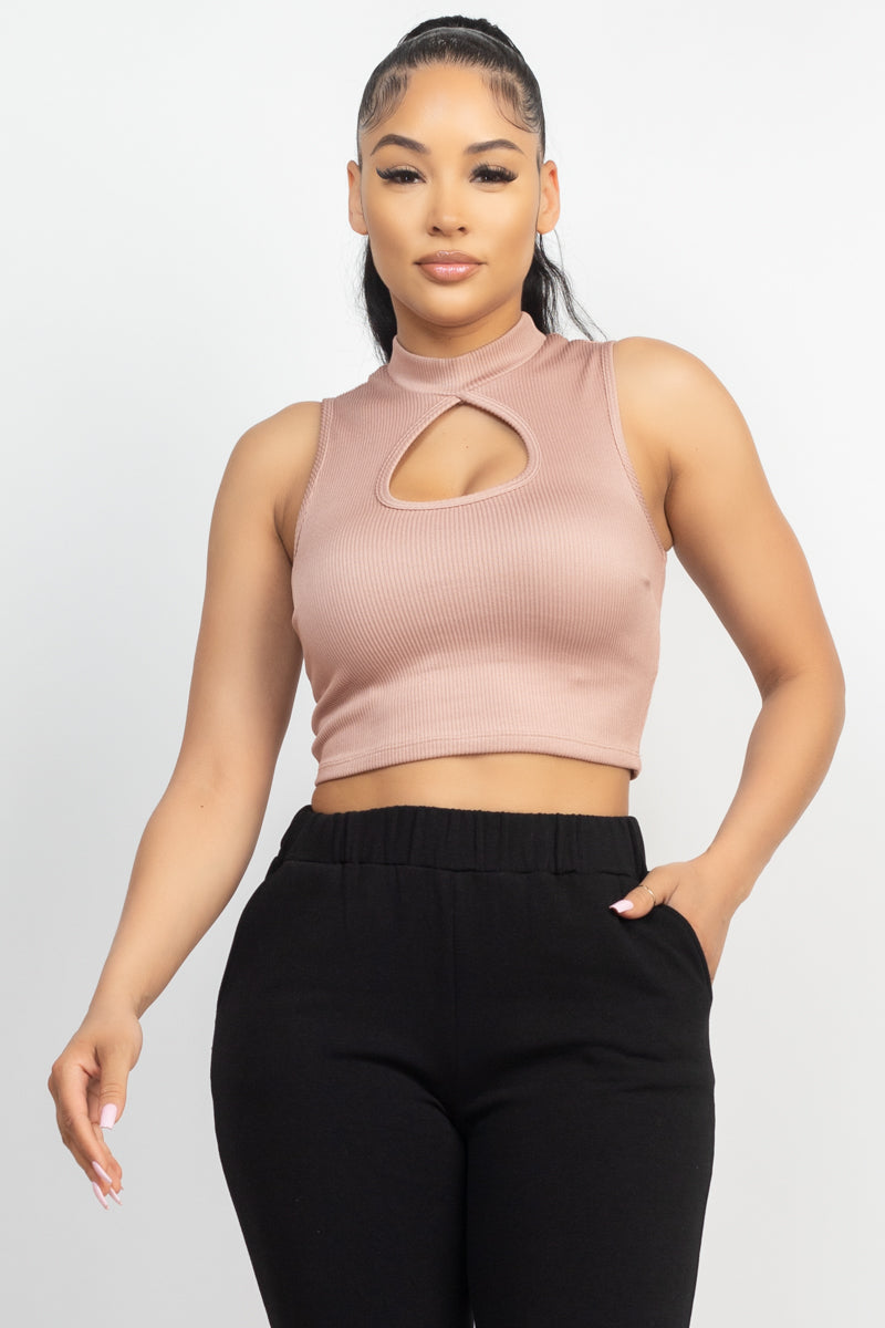 keyhole crop top