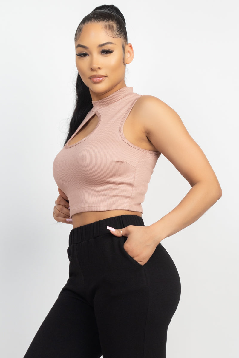 keyhole crop top