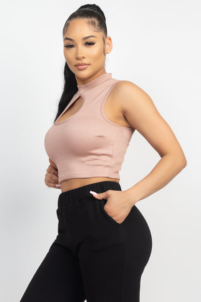 Keyhole Crop Top