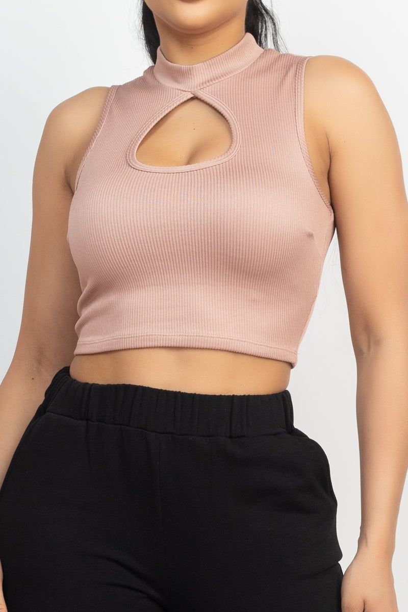 keyhole crop top