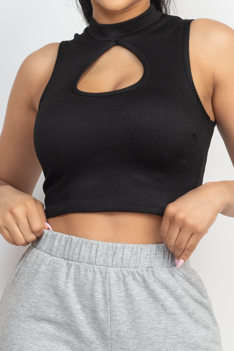 keyhole crop top