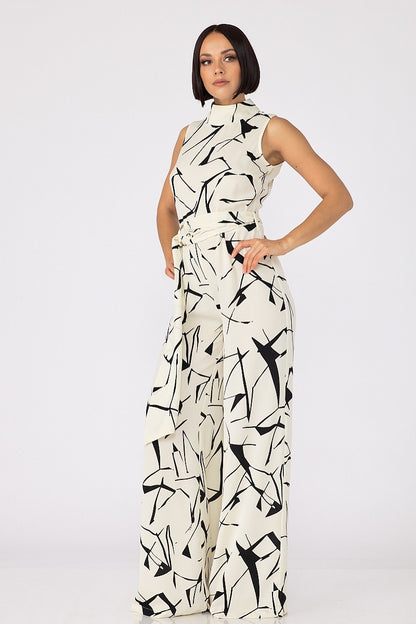 Print Woven Jumpsuit