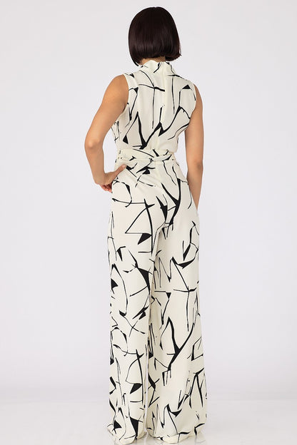 Print Woven Jumpsuit