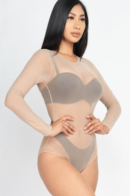 Sheer Mesh Bodysuit