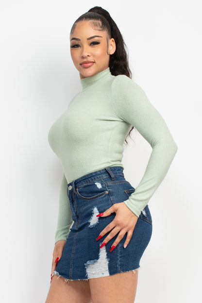 Mock Neck Top