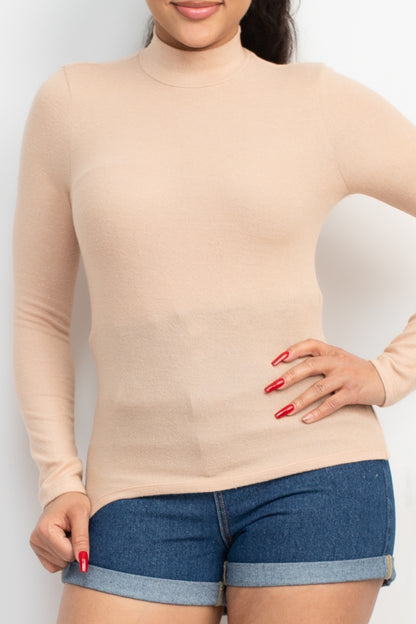 Mock Neck Top