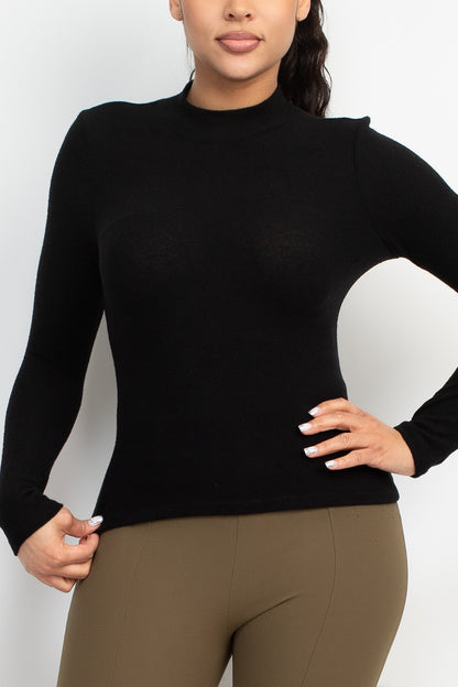 Mock Neck Top