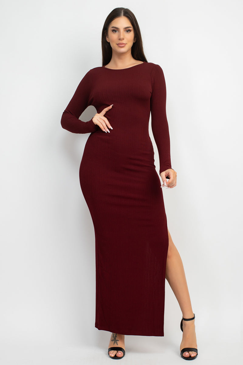 bodycon maxi dress