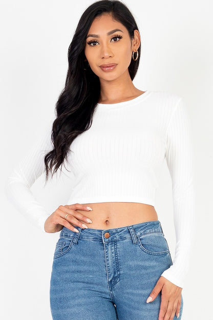 Long Sleeve Crop Top