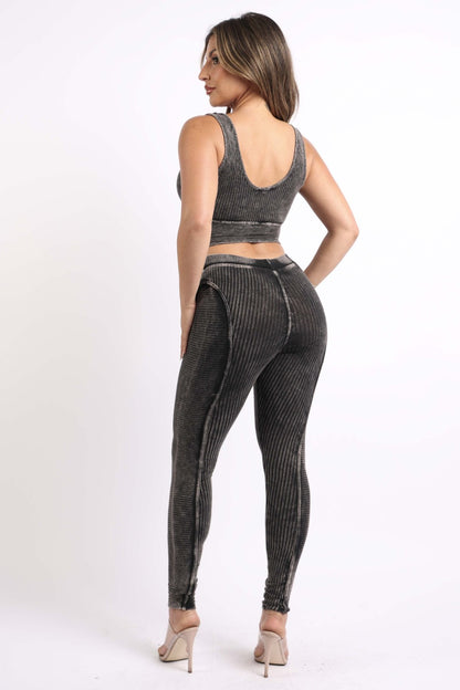 Crop Top & Leggings Set