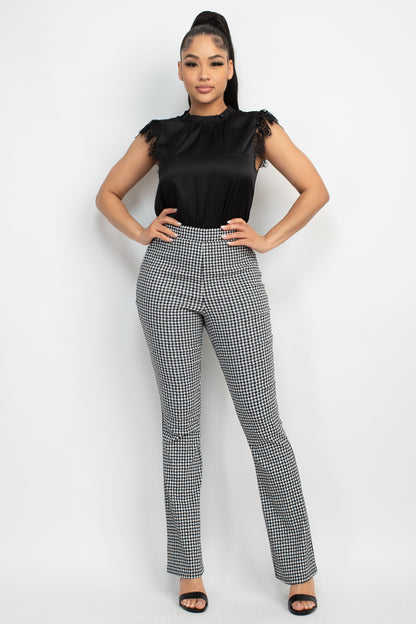 Fitted Flare Pants