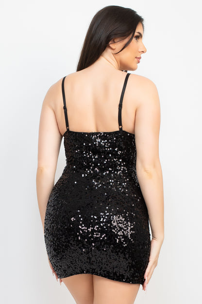 Sequin-Studded Dress